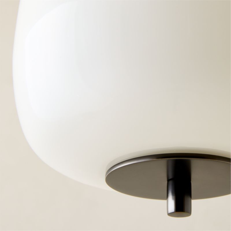 Tova Opal Glass Round Pendant Light 7" - image 3 of 7