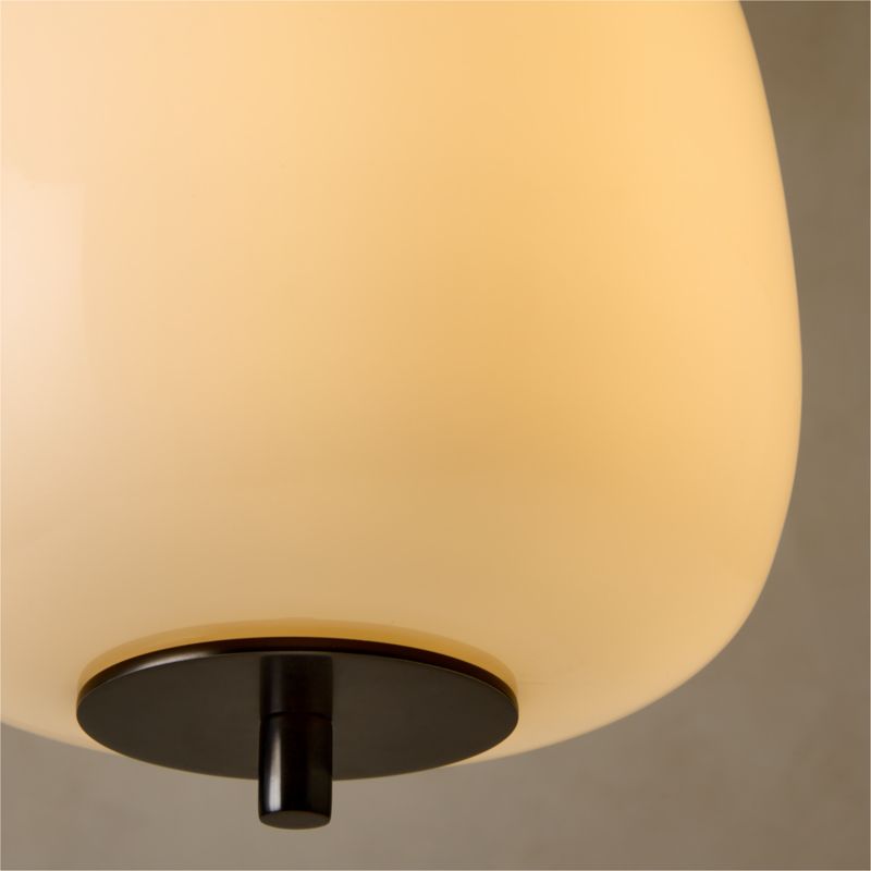 Tova Opal Glass Round Pendant Light 7" - image 2 of 7