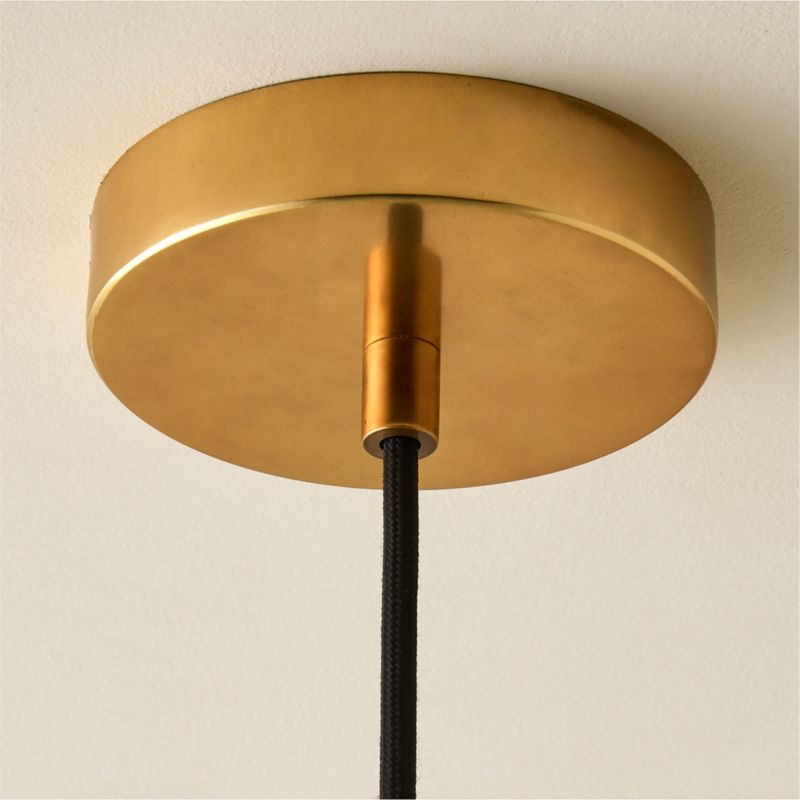 Tova Ribbed Glass Oblong Pendant Light 6" - image 4 of 7