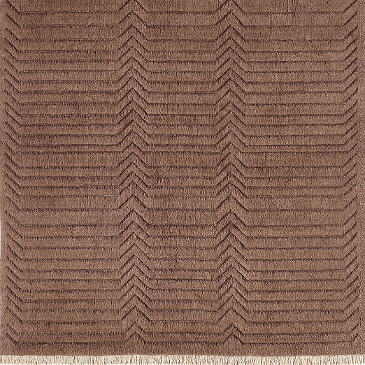 Tovar Handloomed Mauve New Zealand Wool Rug Swatch 12"X12"