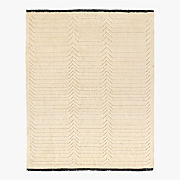 Tovar Handloomed Warm White New Zealand Wool Area Rug 8'X10'