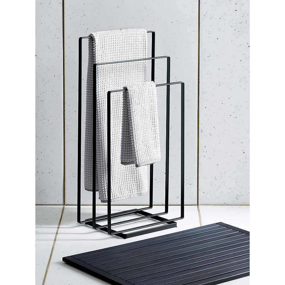 Modern Towel Rack Black - Threshold™