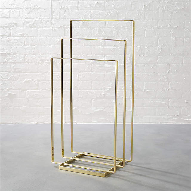 cb2 towel bar