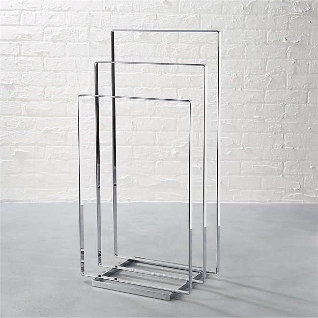 chrome towel rack + Reviews | CB2