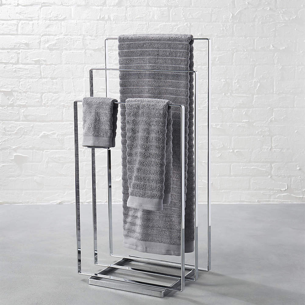 cb2 towel bar