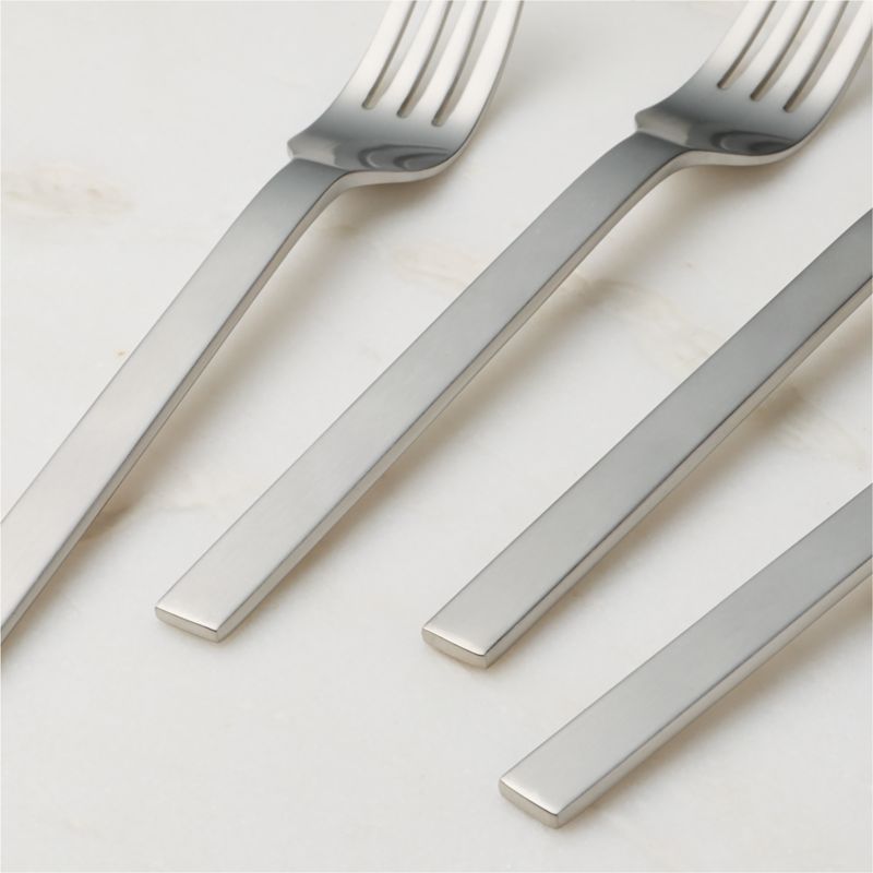 Tower 20-Piece Brushed Silver Flatware Set - image 2 of 4