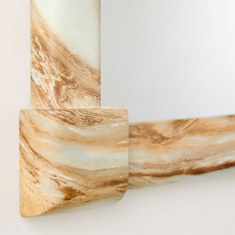 Townes Marbled Resin Rectangular Wall Mirror 24"x36" - image 2 of 4