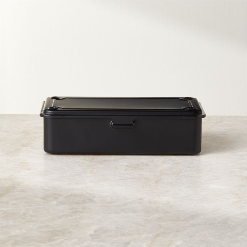 Toyo Small Black Modern Toolbox + Reviews | CB2