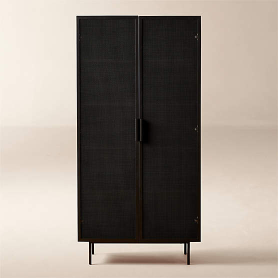 Trace Black Wire Bookcase