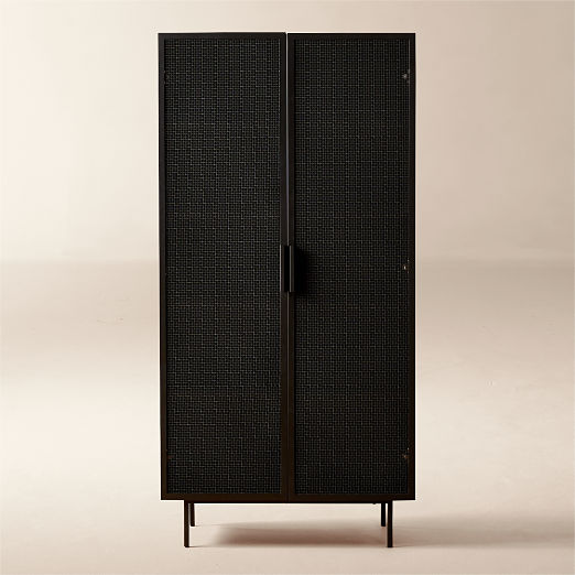 Trace Black Wire Bookcase