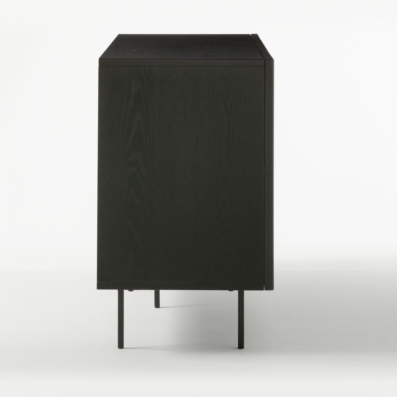 Trace 71" Black Wire Mesh Credenza - image 10 of 13