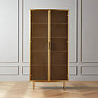 Trace 71" Brass Wire Mesh Credenza