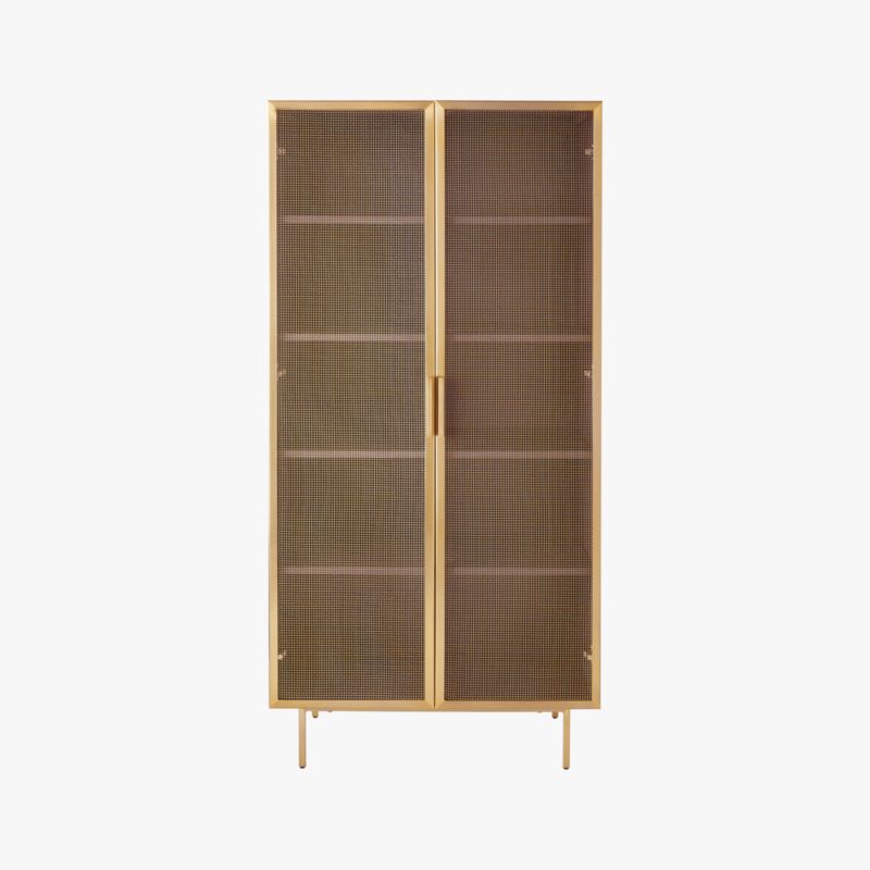 Trace Brass Wire Bookcase - image 6 of 11