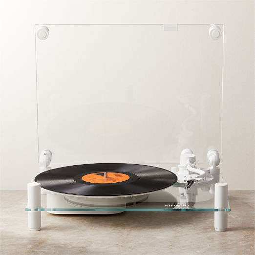 Transparent Sound White Turntable