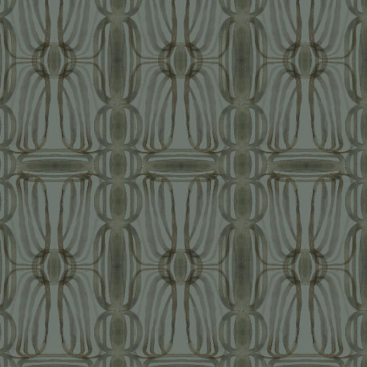 Trellis Green Wallpaper