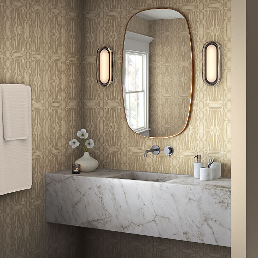 Trellis Neutral Wallpaper