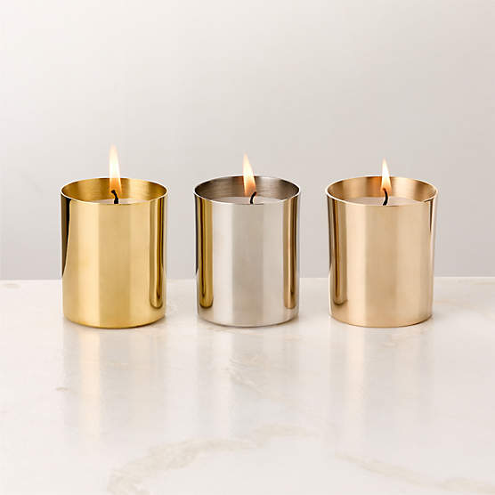 Tri-Tone Multi-Scented Votive Candles Set Of 3