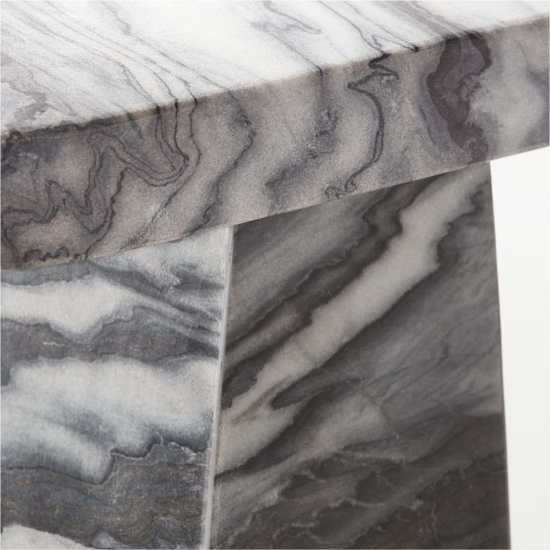 Tria Grey Marble Console Table - image 9 of 13