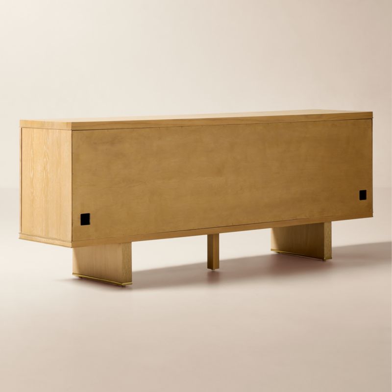 Tribeca 78" White Oak Credenza by Todd Snyder - image 5 of 9