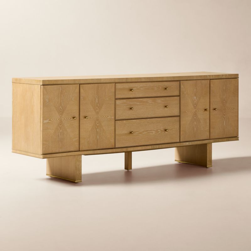 Tribeca 78" White Oak Credenza by Todd Snyder - image 2 of 9