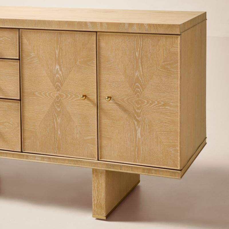 Tribeca 78" White Oak Credenza by Todd Snyder - image 6 of 9