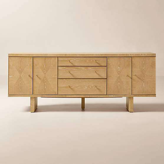 Tribeca 78" White Oak Credenza by Todd Snyder