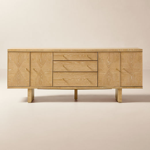 Tribeca 78" White Oak Credenza by Todd Snyder