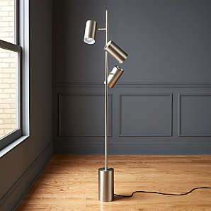 Modern Silver Lamps Cb2, Modern Floor Lamps Silver