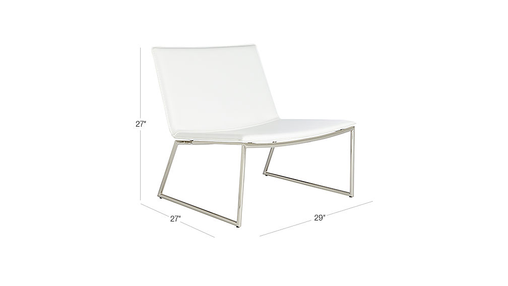 triumph chalk lounge chair + Reviews | CB2