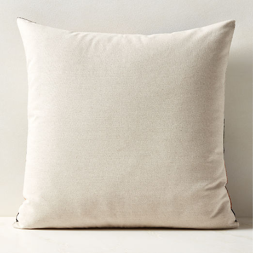 Transition Turkish Silk Throw Pillow with Feather-Down Insert 23"