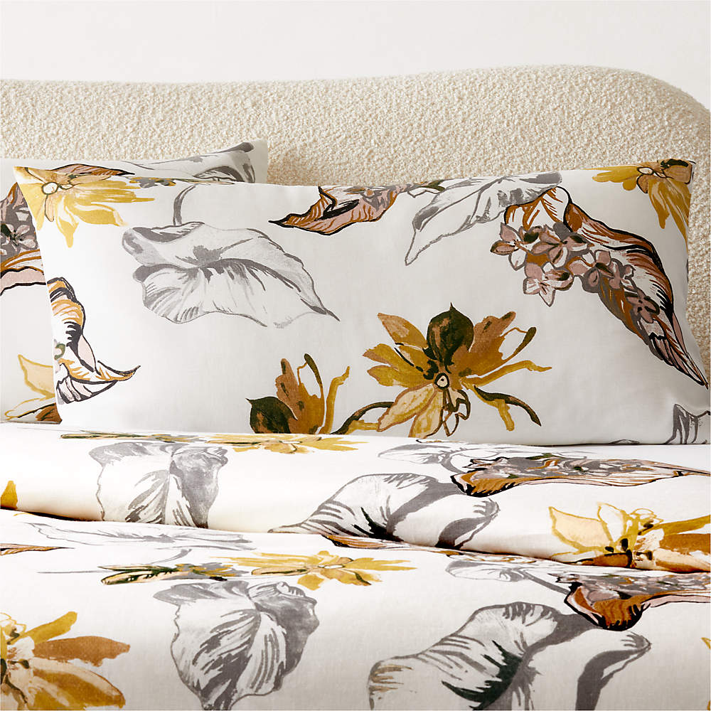 Tropical pillow outlet shams