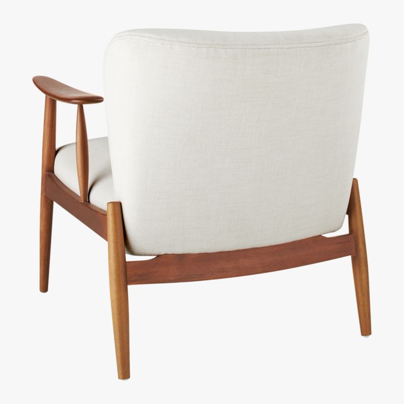 Troubadour Lindy Snow Wood Frame Chair - image 8 of 10