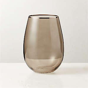 Prudence Clear Stemless Wine Glass