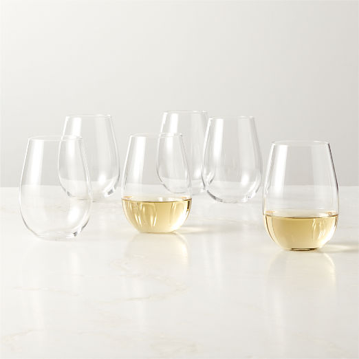 True Stemless Wine Glass Set of 6