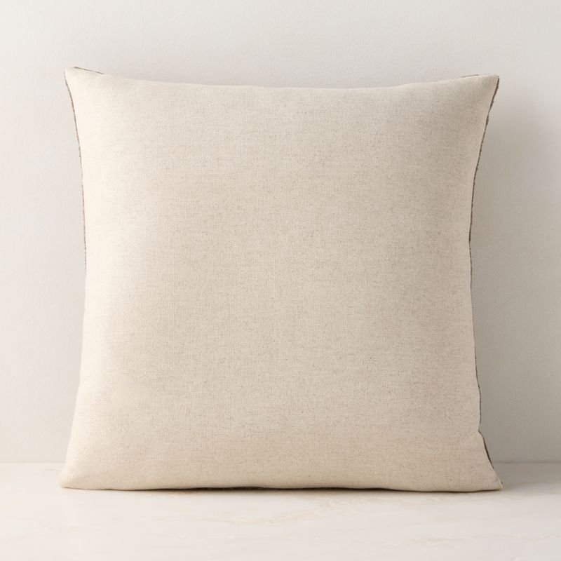 Truette Pewter Turkish Silk Throw Pillow with Down-Alternative Insert 20"x20" - image 2 of 5