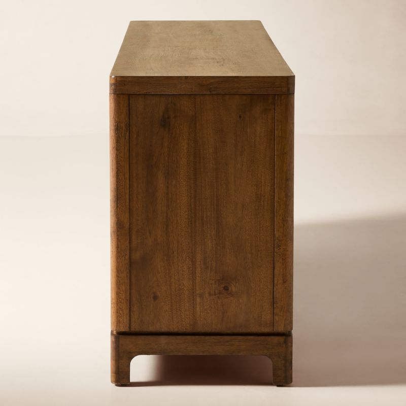 Truman 93" Acacia Wood Credenza with Drawers - image 3 of 6