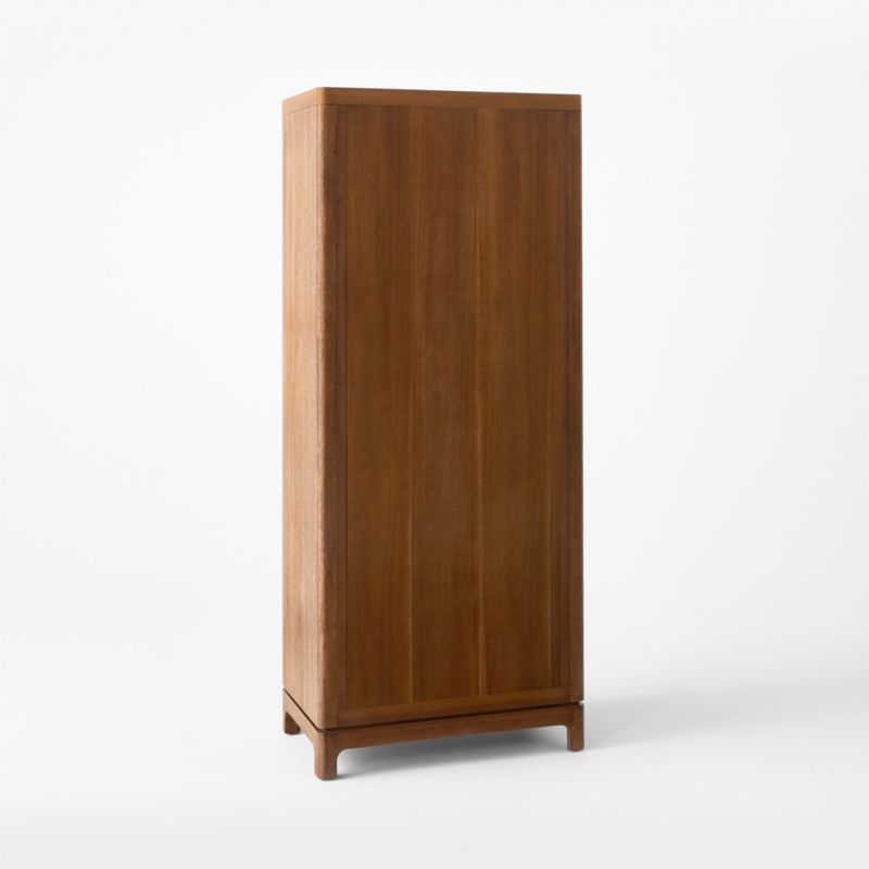 Truman Acacia Wood and Glass Door Tall Cabinet - image 9 of 11