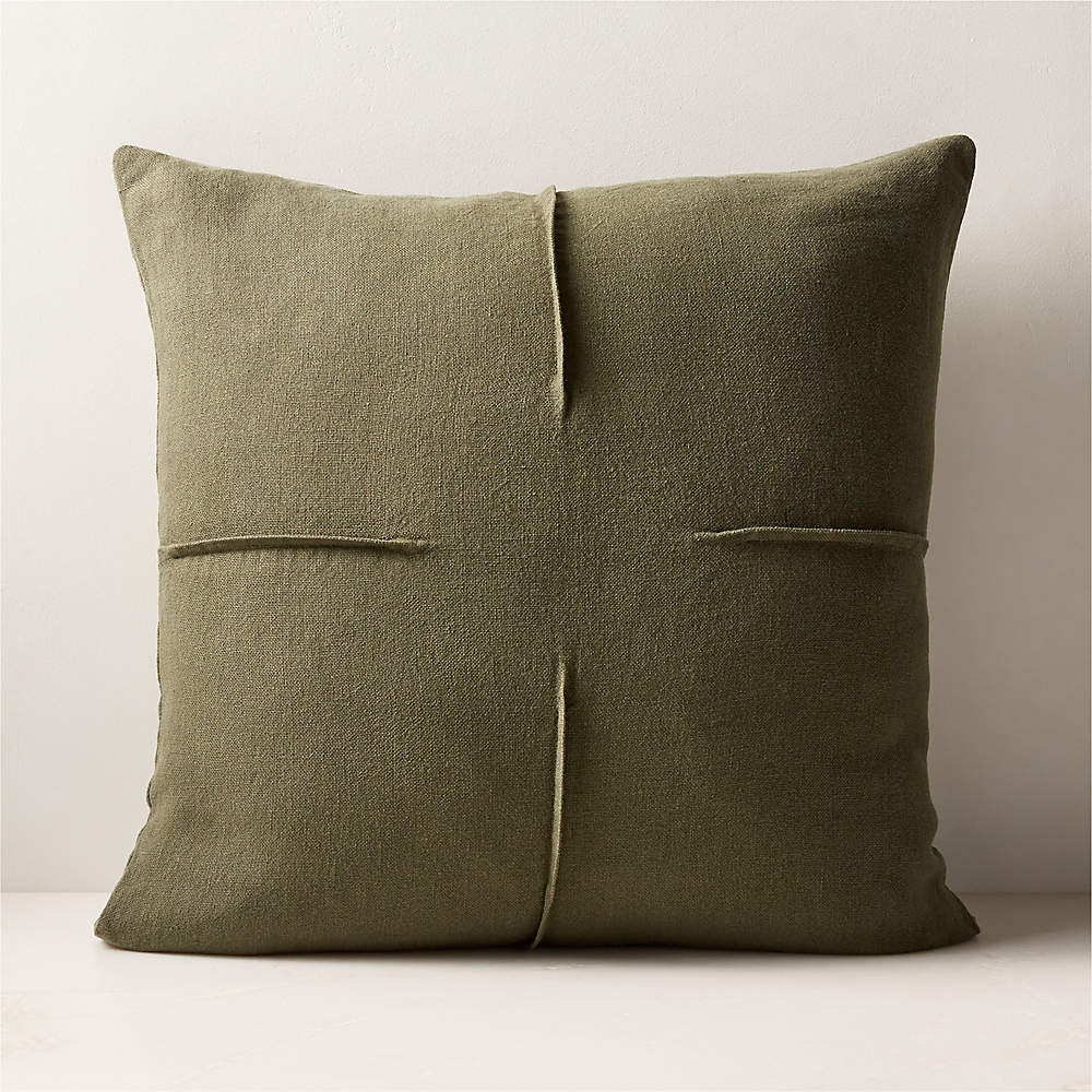 HiEnd Accents Pine (Green) Tree Linen Throw Pillow