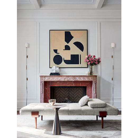 Leggero Champagne Pole Plug-In Wall Sconce Set of 2 by goop