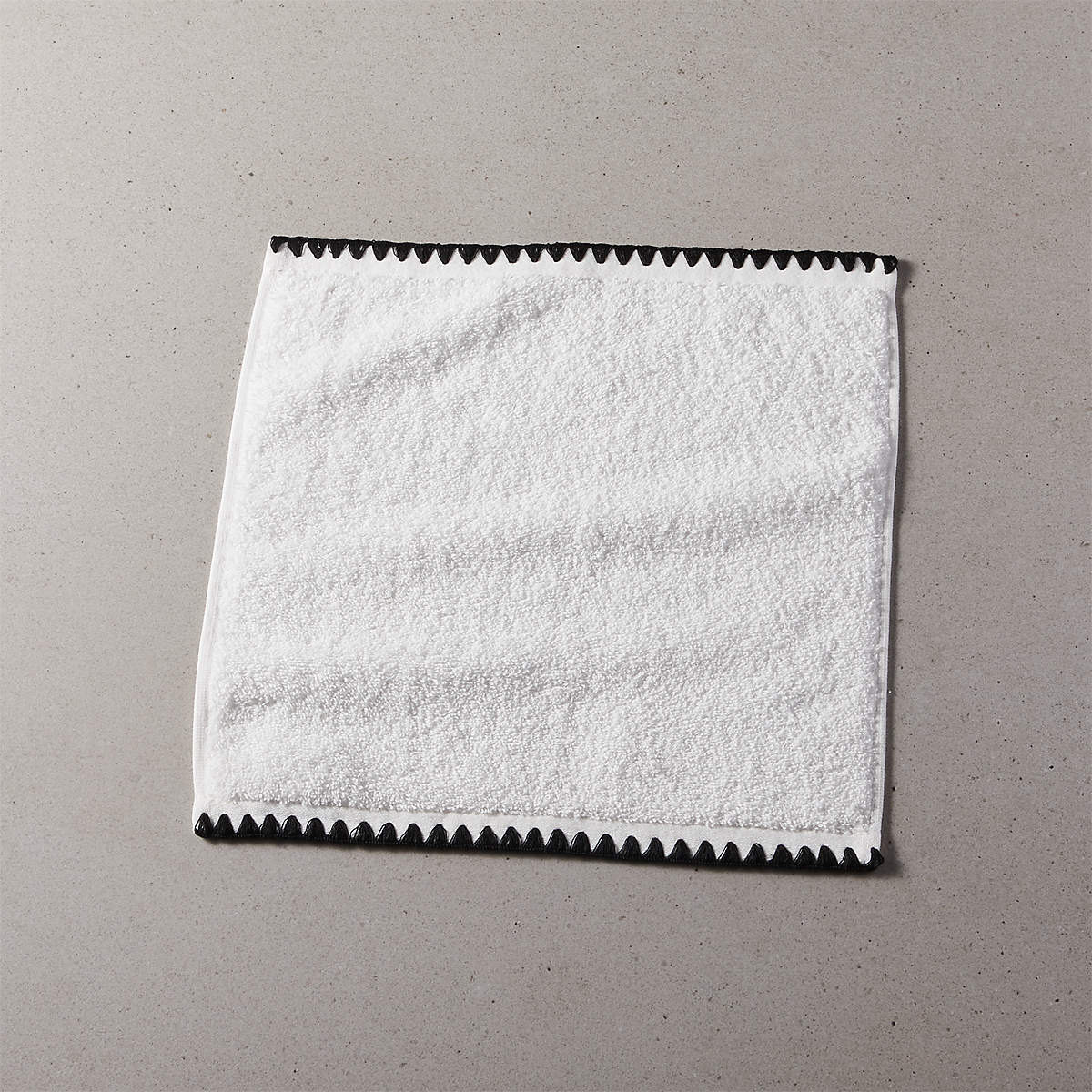 Tuli Black Trim Washcloth