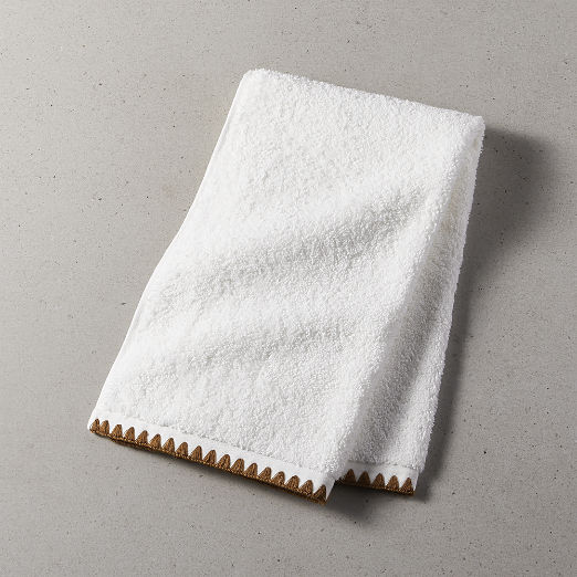 modern hand towels | CB2