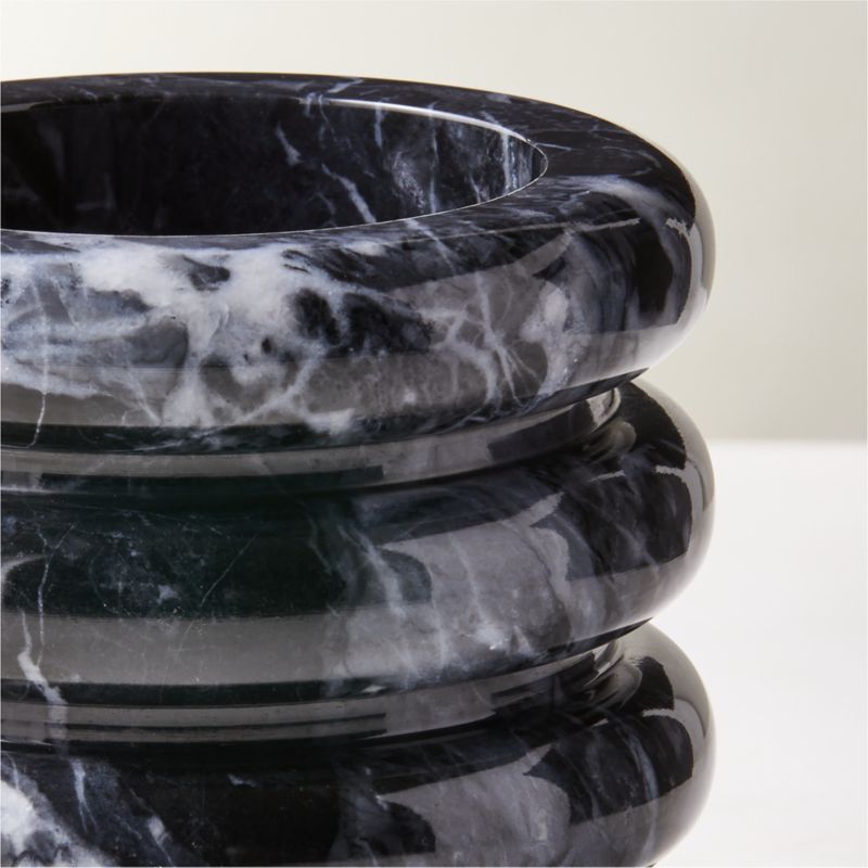 Turk Black Marble Utensil Holder - image 3 of 6