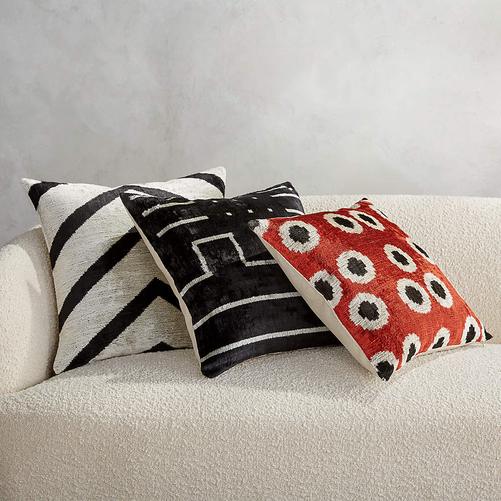 Cb2 best sale throw pillows