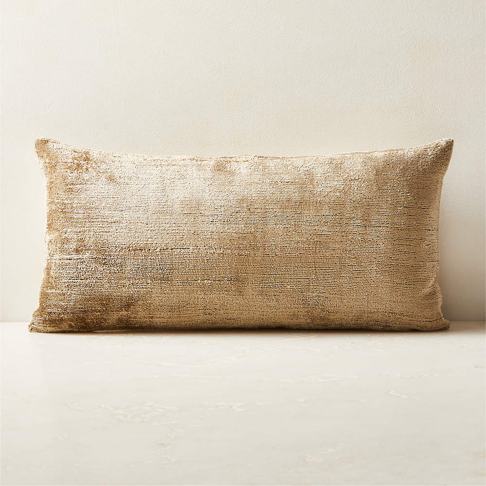 Silk store throw pillows