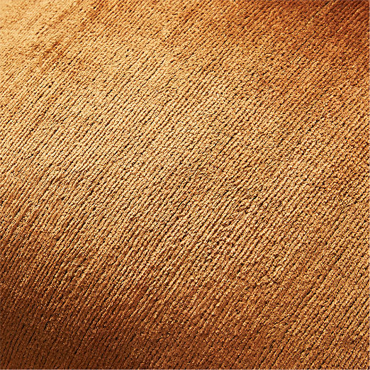 Truette Tapenade Yellow Turkish Silk Throw Pillow 26''x26"