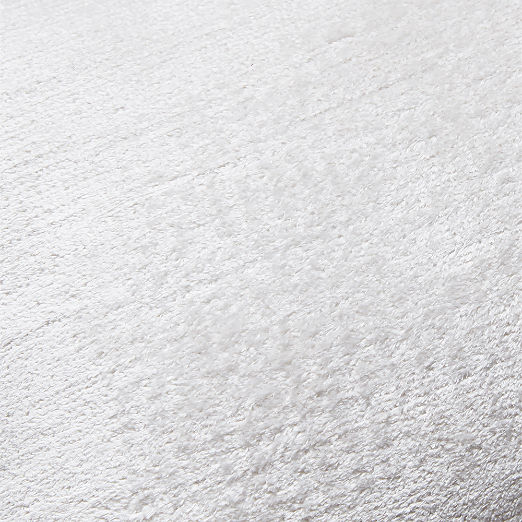 Truette White Turkish Silk Throw Pillow 23''x23"