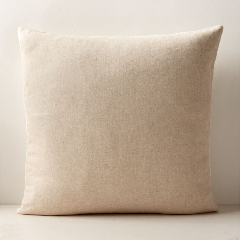 Truette White Turkish Silk Throw Pillow Cover 23'' - image 1 of 5