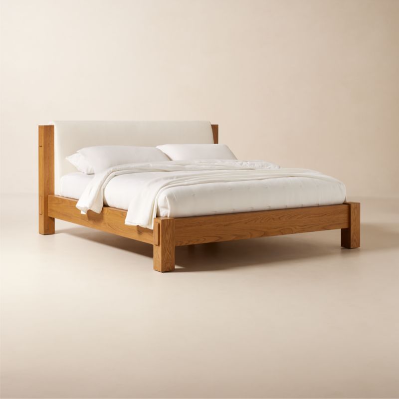 Turnbull Oak Wood King Bed - image 4 of 10