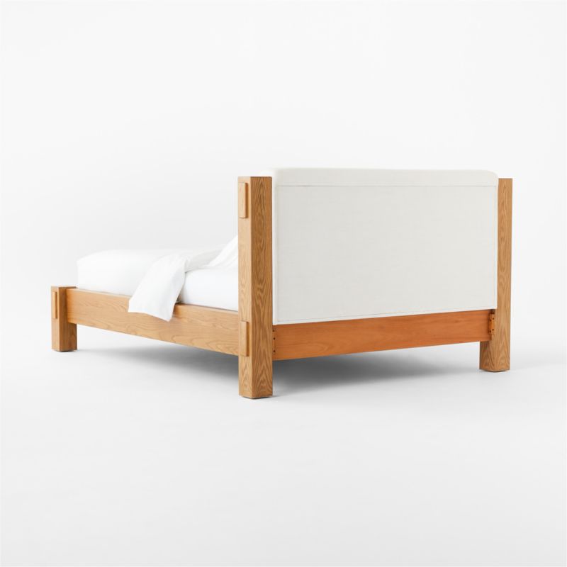 Turnbull Oak Wood Queen Bed - image 5 of 9