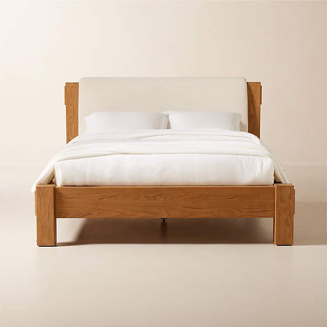 Candra Oak King Bed